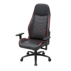 Joseff Black Faux Leather Reclining Gaming Chair by Furniture of America