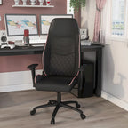 Joseff Black Faux Leather Reclining Gaming Chair by Furniture of America