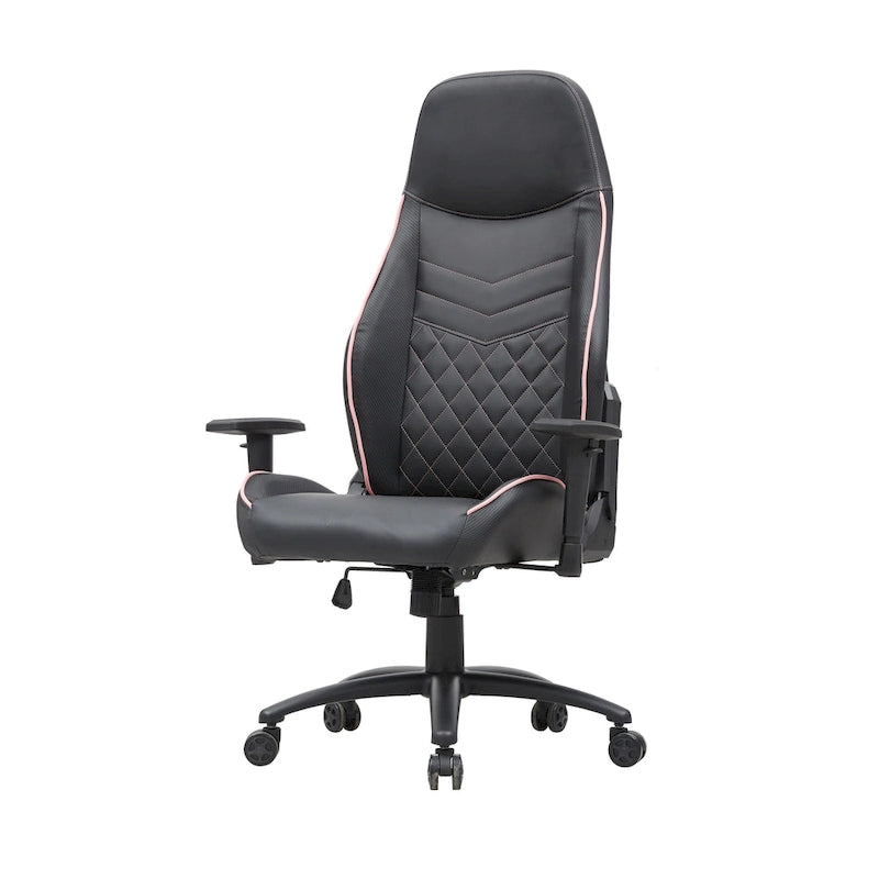 Joseff Black Faux Leather Reclining Gaming Chair by Furniture of America