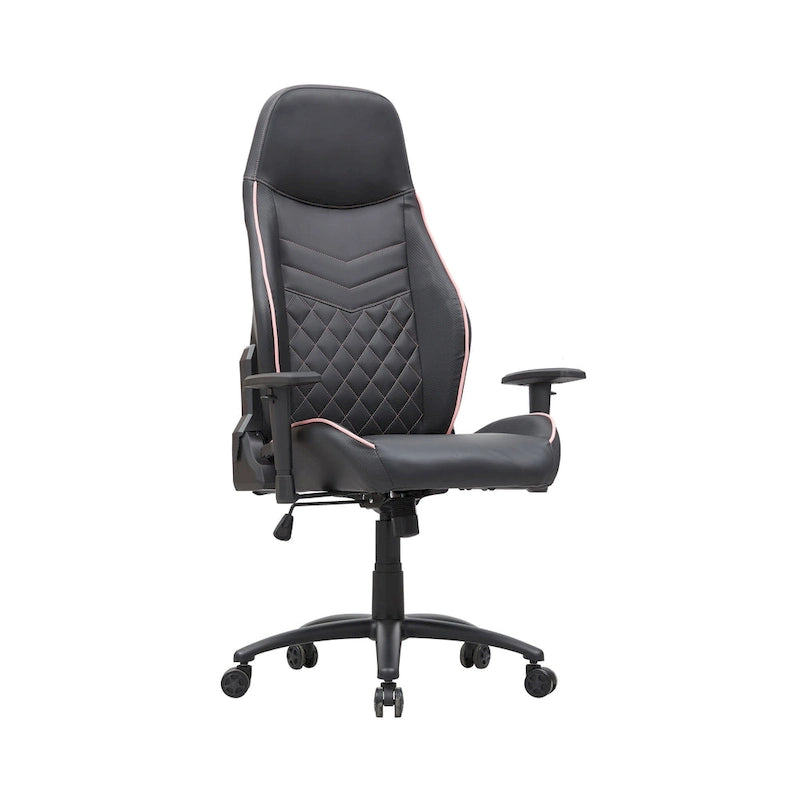 Joseff Black Faux Leather Reclining Gaming Chair by Furniture of America