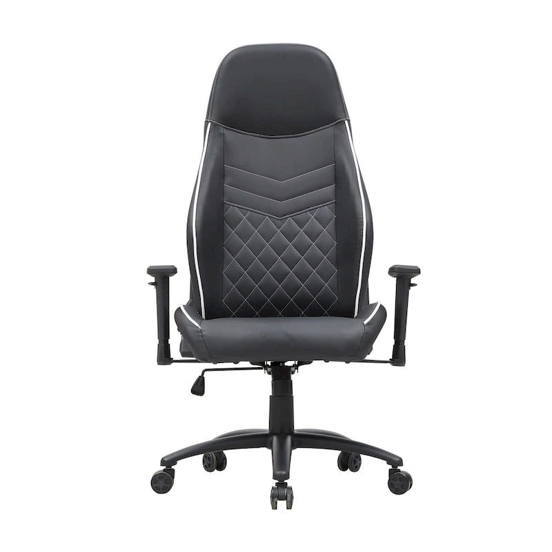 Joseff Black Faux Leather Reclining Gaming Chair by Furniture of America