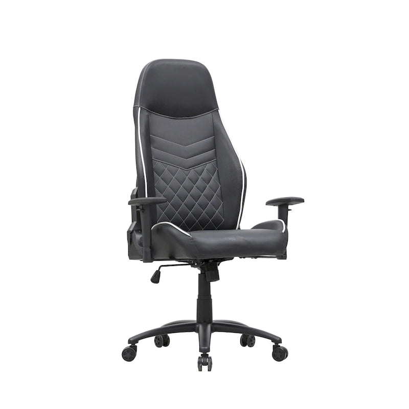 Joseff Black Faux Leather Reclining Gaming Chair by Furniture of America