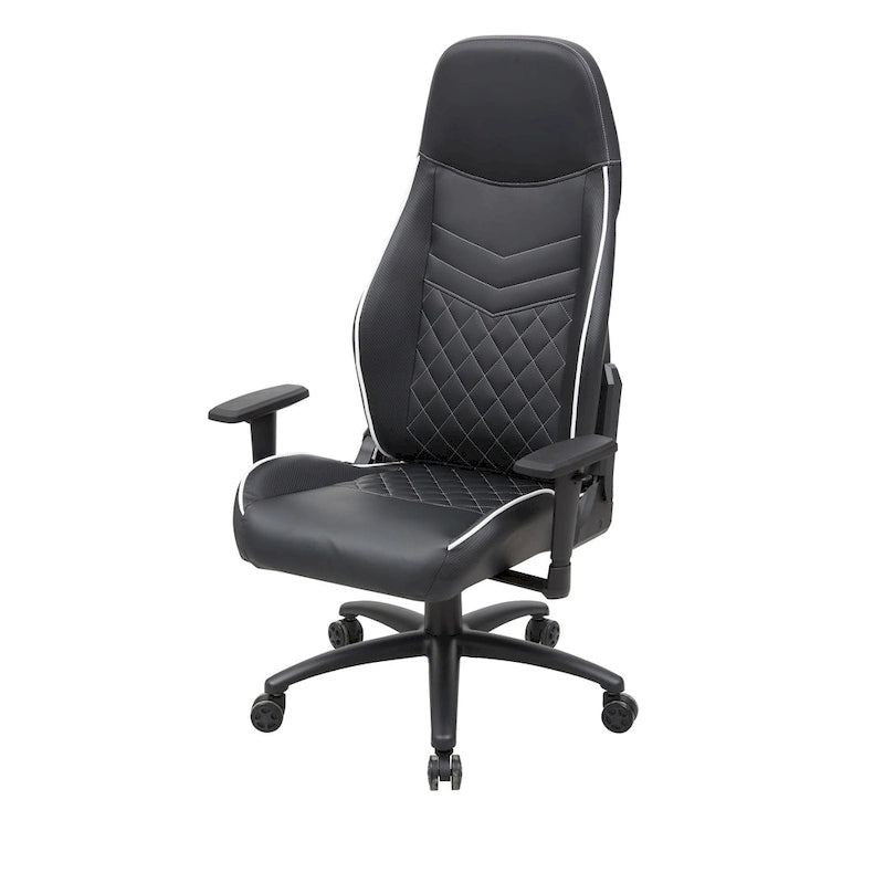 Joseff Black Faux Leather Reclining Gaming Chair by Furniture of America