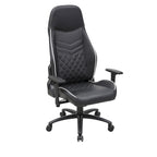 Joseff Black Faux Leather Reclining Gaming Chair by Furniture of America