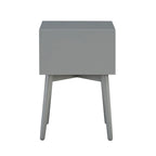 Table de chevet compacte à 2 tiroirs en bois style moderne du milieu du siècle DH BASIC par Denhour