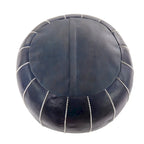 Leather Bohemian Pouf