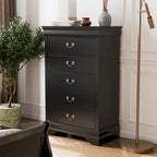 Furniture of America Devi Traditional Solid Wood 5-drawer Chest