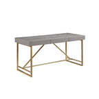 Vaiz Modern 60-inch Metal 3-Drawer Computer Desk with Drawers by Furniture of America