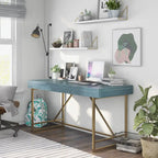 Vaiz Modern 60-inch Metal 3-Drawer Computer Desk with Drawers by Furniture of America