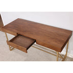 Vaiz Modern 60-inch Metal 3-Drawer Computer Desk with Drawers by Furniture of America