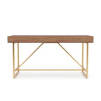 Vaiz Modern 60-inch Metal 3-Drawer Computer Desk with Drawers by Furniture of America