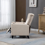 Fauteuil inclinable avec dossier capitonné