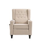 Fauteuil inclinable avec dossier capitonné