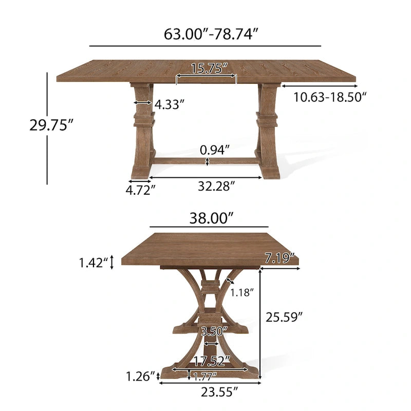 Covey 7 Piece Dining Set by Christopher Knight Home