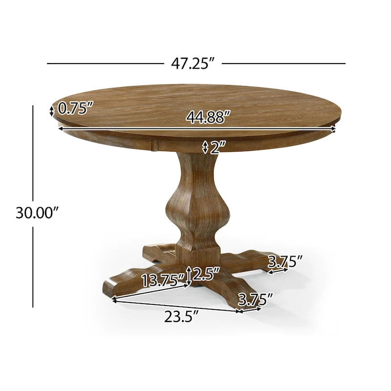 Ardyce Upholstered 5 Piece Circular Dining Set by Christopher Knight Home