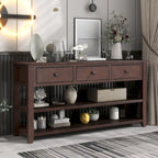 Console avec 2 étagères ouvertes – 16,00 x 50,00 x 30,00
