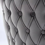 A&A Furniture Upholstered Wing-Back Dining Chair
