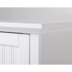 Garde-manger de cuisine OS Home and Office blanc à une porte