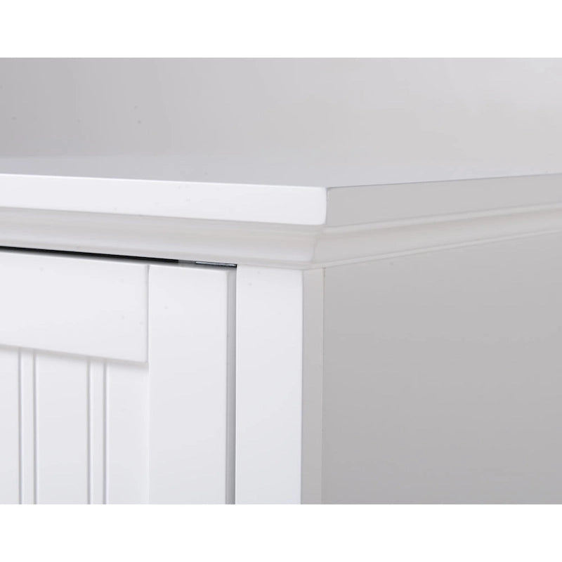 Garde-manger de cuisine OS Home and Office blanc à une porte