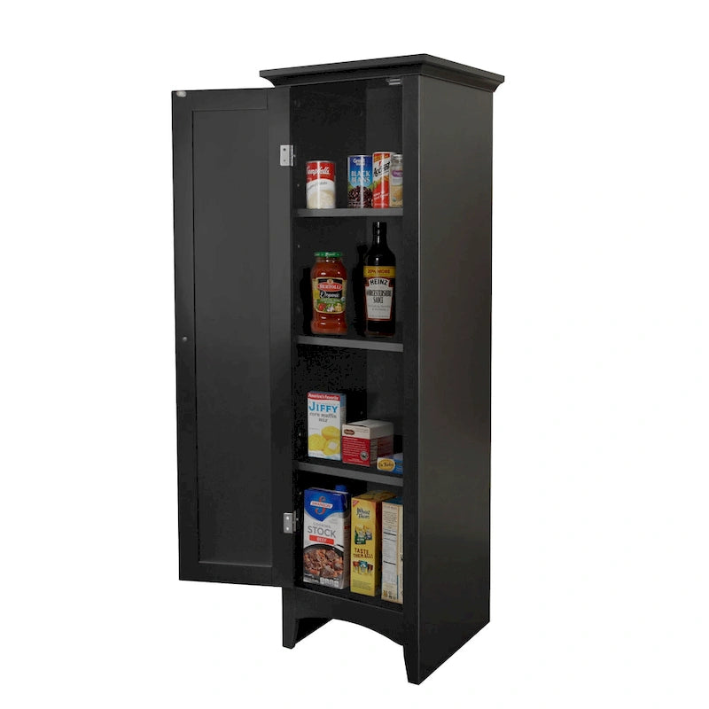 Garde-manger de cuisine OS Home and Office blanc à une porte