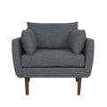 Fauteuil club capitonné Gould avec coussins décoratifs par Christopher Knight Home