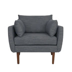 Fauteuil club capitonné Gould avec coussins décoratifs par Christopher Knight Home