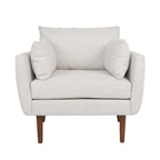 Fauteuil club capitonné Gould avec coussins décoratifs par Christopher Knight Home