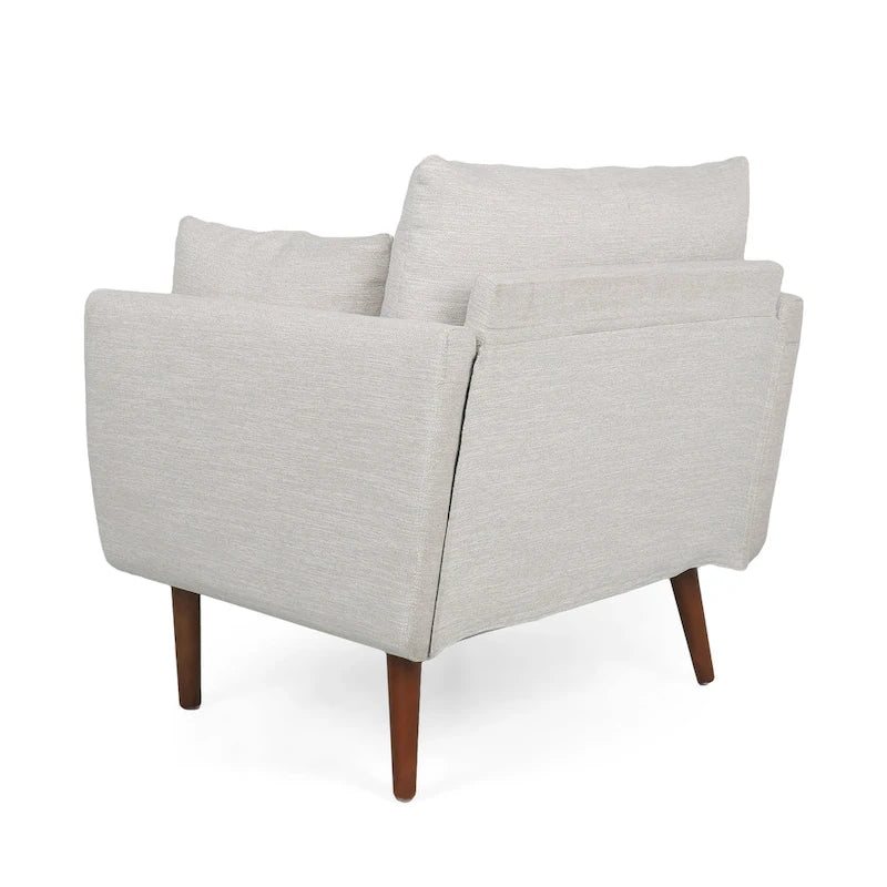 Fauteuil club capitonné Gould avec coussins décoratifs par Christopher Knight Home