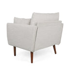 Fauteuil club capitonné Gould avec coussins décoratifs par Christopher Knight Home