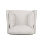 Fauteuil club capitonné Gould avec coussins décoratifs par Christopher Knight Home