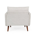 Fauteuil club capitonné Gould avec coussins décoratifs par Christopher Knight Home