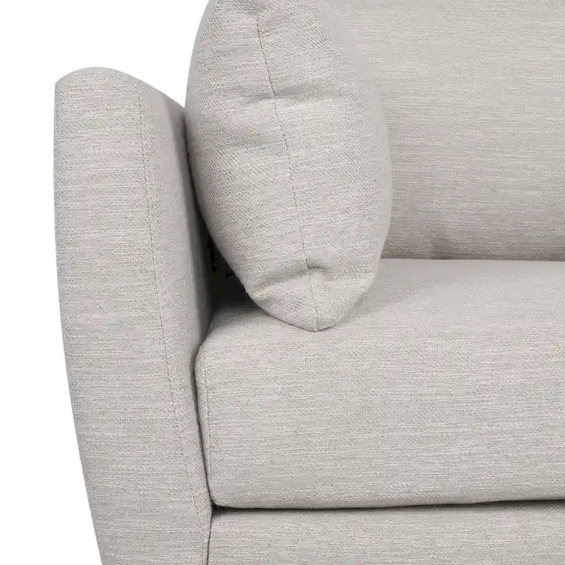 Fauteuil club capitonné Gould avec coussins décoratifs par Christopher Knight Home