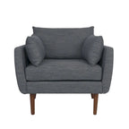Fauteuil club capitonné Gould avec coussins décoratifs par Christopher Knight Home