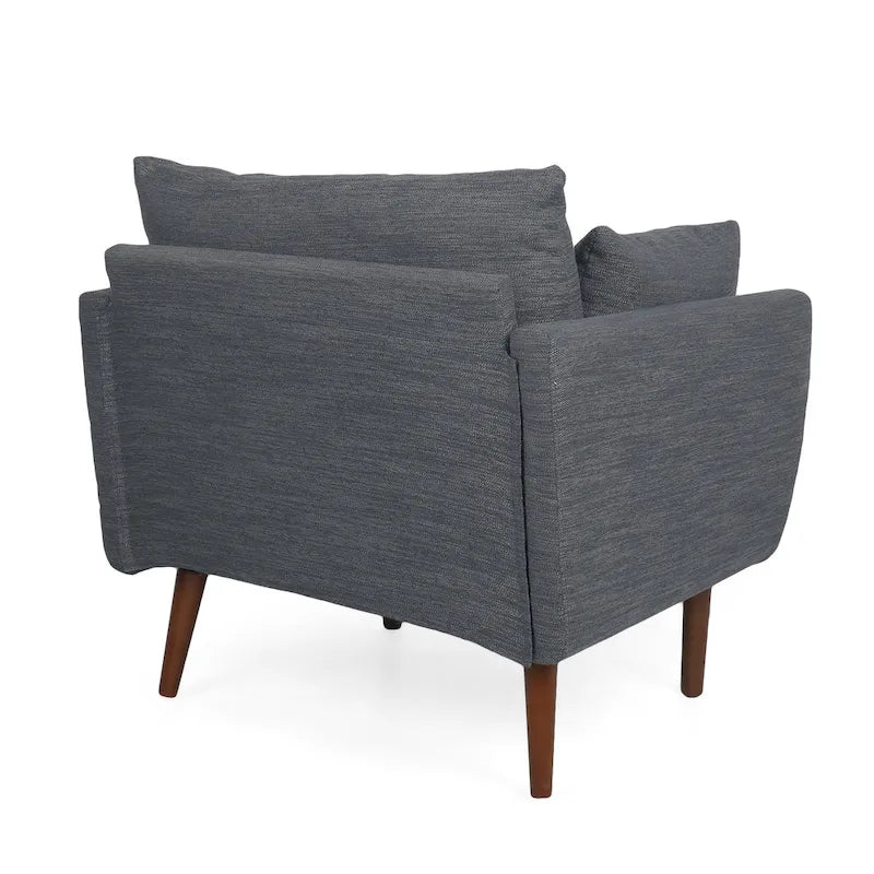Fauteuil club capitonné Gould avec coussins décoratifs par Christopher Knight Home