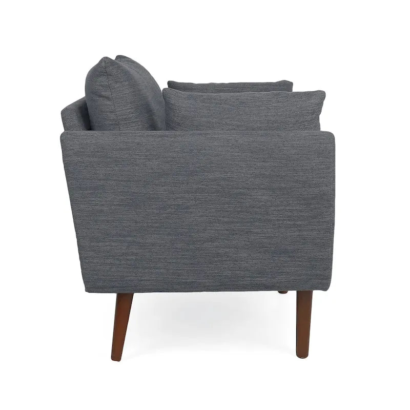 Fauteuil club capitonné Gould avec coussins décoratifs par Christopher Knight Home