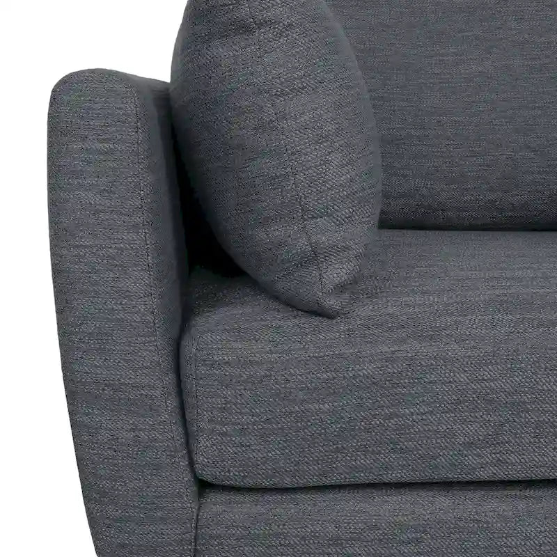 Fauteuil club capitonné Gould avec coussins décoratifs par Christopher Knight Home