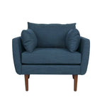 Fauteuil club capitonné Gould avec coussins décoratifs par Christopher Knight Home