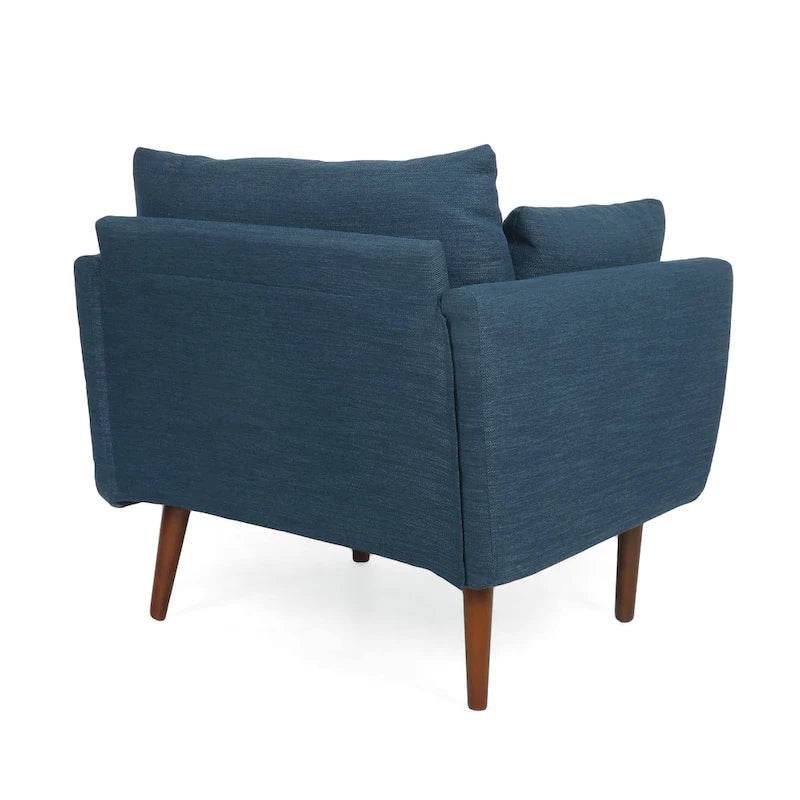 Fauteuil club capitonné Gould avec coussins décoratifs par Christopher Knight Home