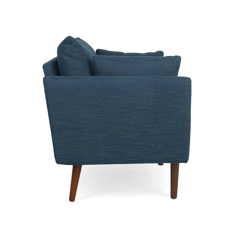 Fauteuil club capitonné Gould avec coussins décoratifs par Christopher Knight Home