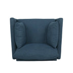 Fauteuil club capitonné Gould avec coussins décoratifs par Christopher Knight Home