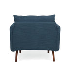 Fauteuil club capitonné Gould avec coussins décoratifs par Christopher Knight Home