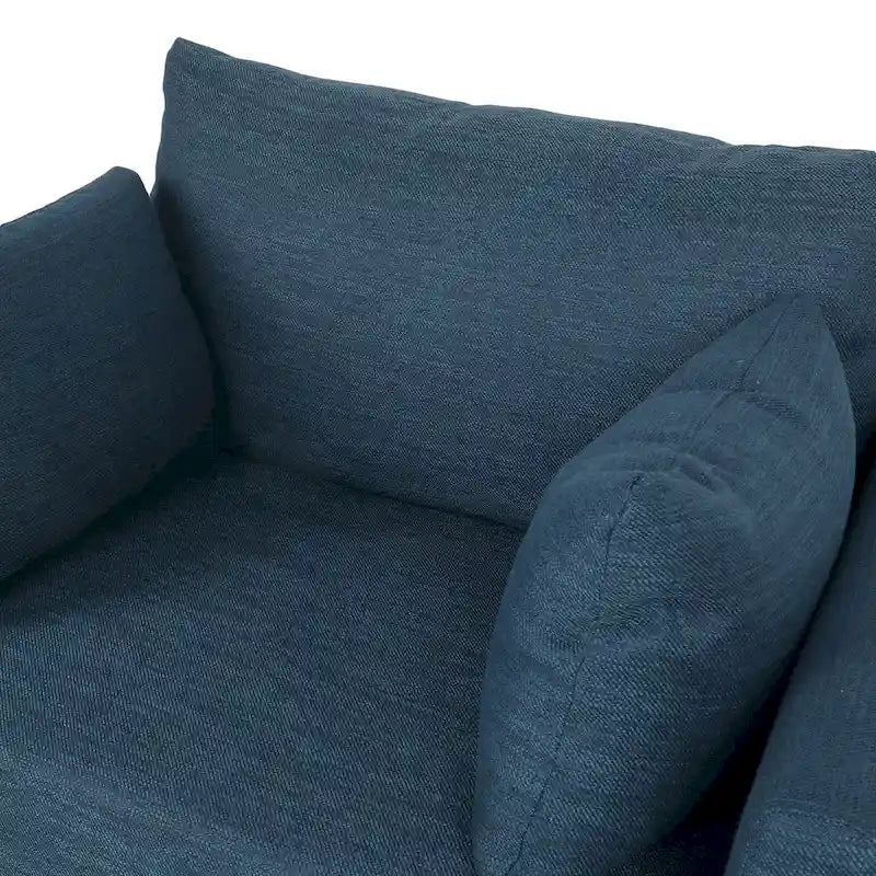 Fauteuil club capitonné Gould avec coussins décoratifs par Christopher Knight Home