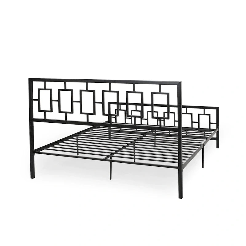 Cadre de lit plateforme moderne King-size Claudia par Christopher Knight Home