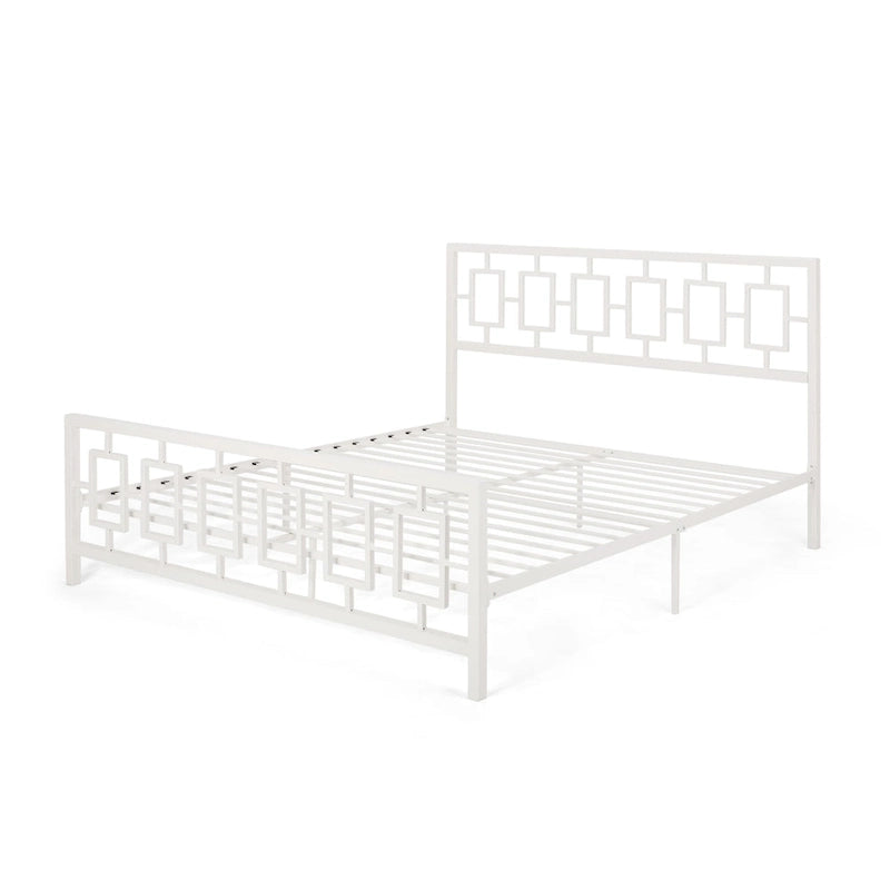 Cadre de lit plateforme moderne King-size Claudia par Christopher Knight Home