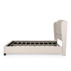 Costello Upholstered Tufted Fabric Queen Bed Set by Christopher Knight Home