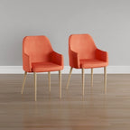 Carson Mid-century Fabric Dining Chair (Set of 2) by Christopher Knight Home
