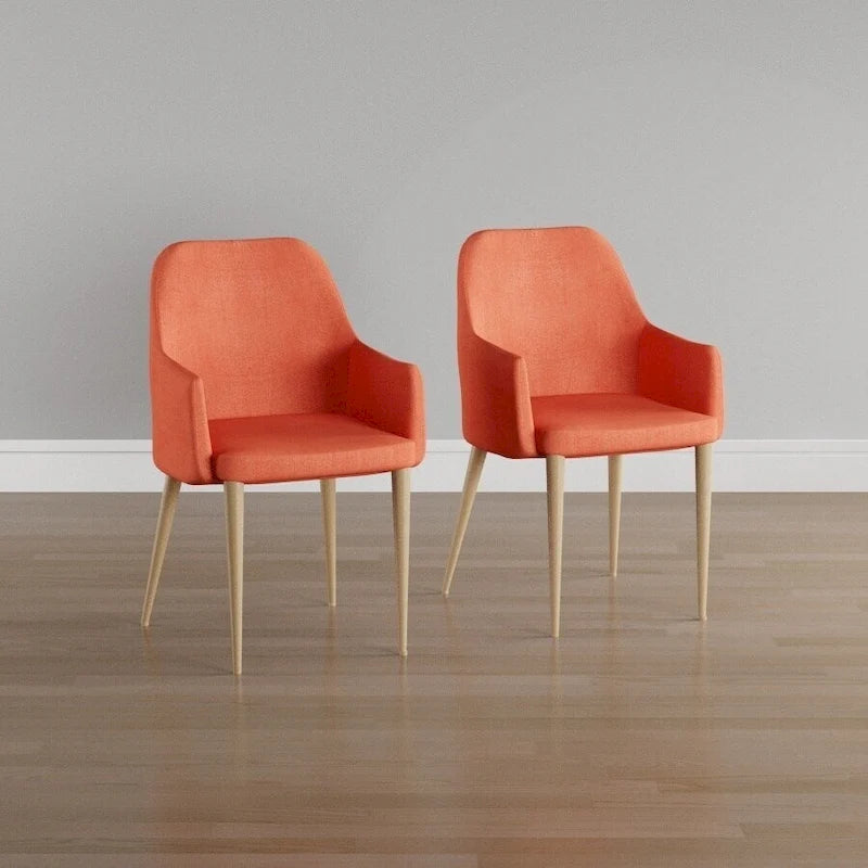 Carson Mid-century Fabric Dining Chair (Set of 2) by Christopher Knight Home