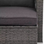 Sunsitt 3pc Steel Wicker Outdoor Patio Sofa Set