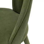 Neda Modern Velvet Upholstered Dining Chair - Manhattan Comfort
