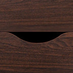5 Drawers Chest, Wood Storage Dresser with Wheels, Craft Storage Organizer and Storage Drawer Office Drawer Unit